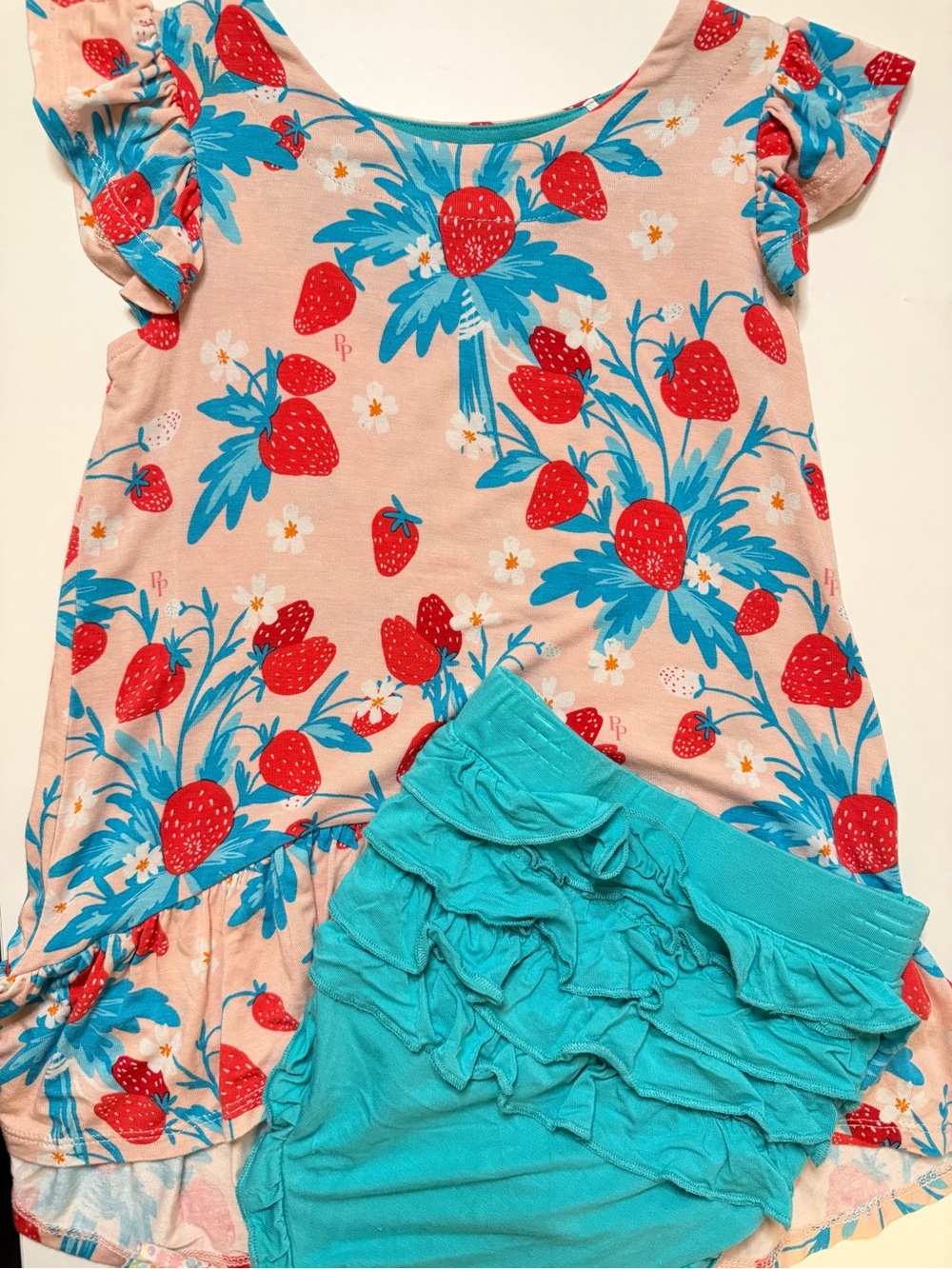 Posh Peanut 2T Bamboo Dress w/ 18-24M Bamboo Bloomers